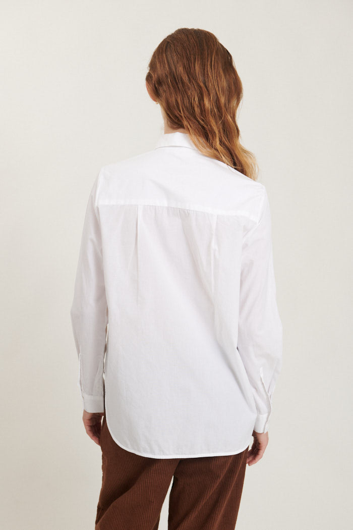 Basic Apparel Vilde Classic Shirt Skjorter 423 Bright White